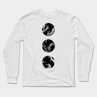 Black and White Dry Bones | Seneh Design Co. Long Sleeve T-Shirt